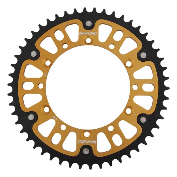 Supersprox Gold Stealth Sprocket For Kawasaki KDX200 1984-2006, KLX250 2018 RST-460-50-GLD - main